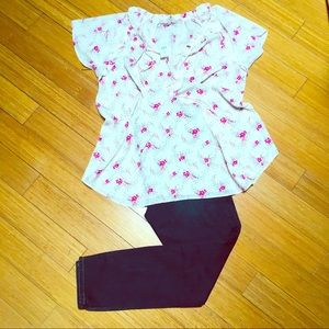 NWT Loft Plus Floral Blouse
